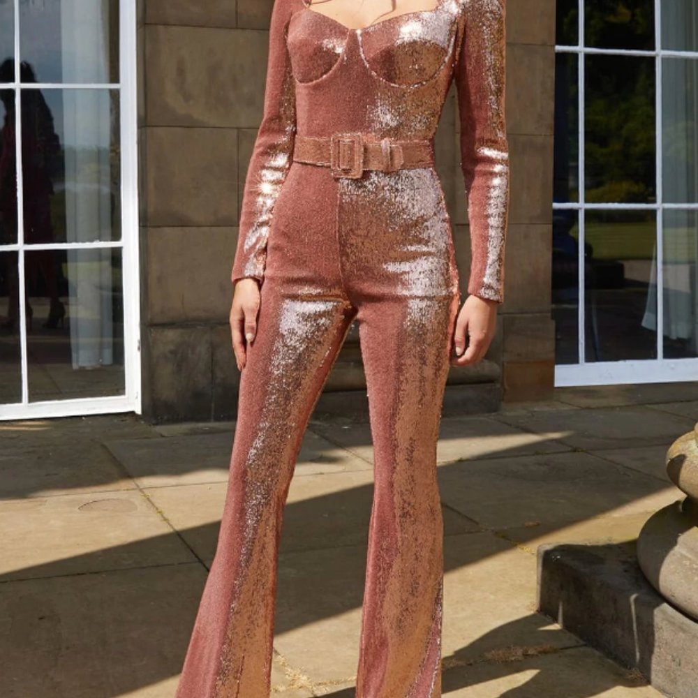 Brand new Nadine Merabi Sequin Jumpsuits . Currently on the site at full price